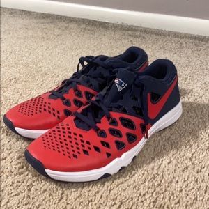 New England patriots themed Nike sneaker